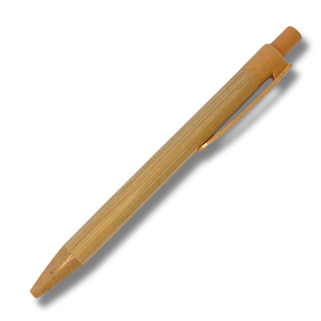 Bamboo & Eco-Plastic Pen-orange