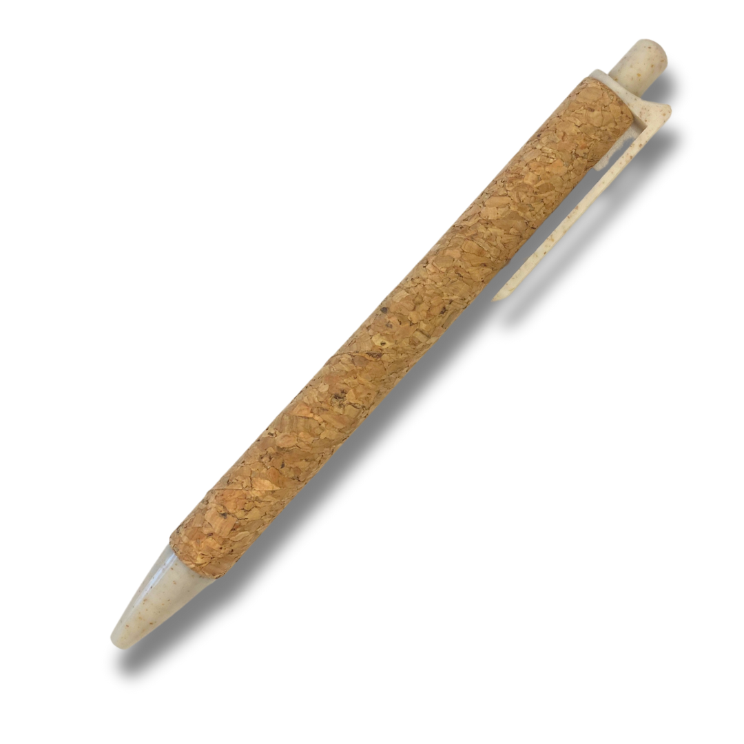 Cork & Eco-Plastic Pen-beige