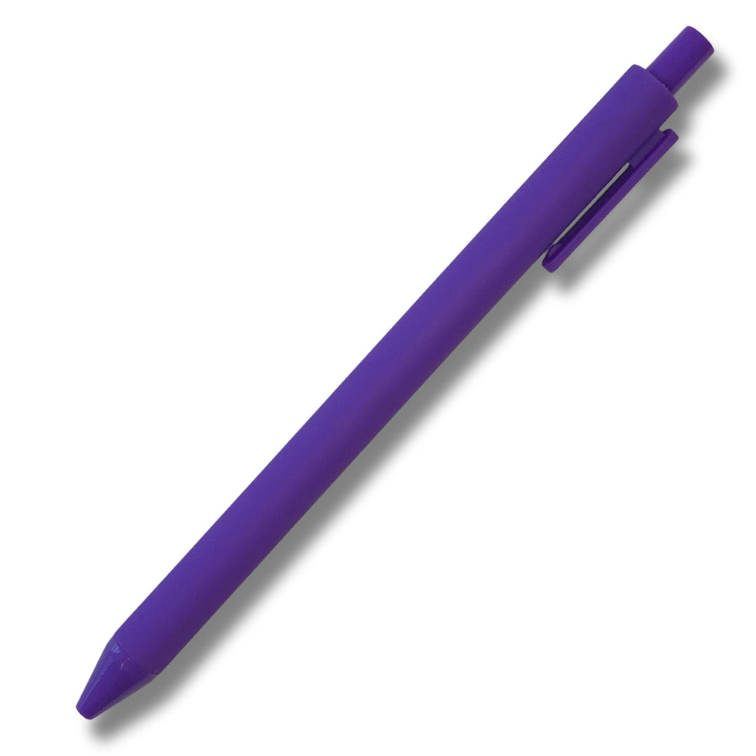 Solid Colour Barrel Pen-purple